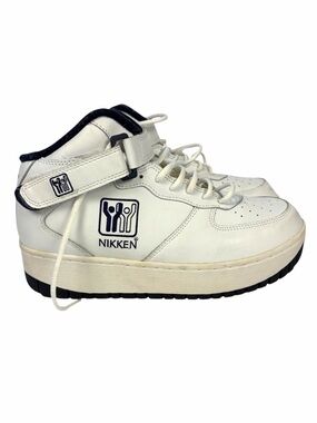 Vintage Nikken CardioStrides Weighted Walking Shoes White Leather Women's‎ 8.5